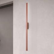 Nowodvorski Lighting LED-vägglampa Demi L, tegelröd, aluminium, höjd 1...