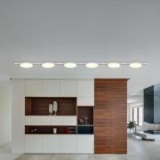 Trio Lighting Skeneset DUOline Camillus, vitt, 3 m, 6 lampor, 2 lampor...