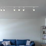 Trio Lighting Skeneset DUOline Roubaix, titan, 2 m, 6 lampor LED 2-fas