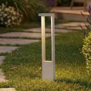 Lindby LED-väglampa Lonete, vit, höjd 65 cm, IP65