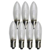 STAR TRADING LED ersättningslampa E10 0,2W 2,100K 7-pack