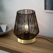 EGLO Bordslampa Escandidos, svart/guld