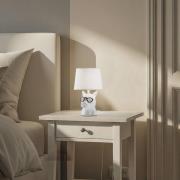 ONLI Biagio bordslampa, vit, keramik, 29 cm hög, E14