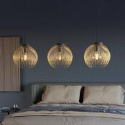 EGLO Pendellampa Venezuela, svart/guld, 3-ljus