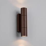 Trio Lighting Utomhusvägglampa Yamuna, rostfärgad, höjd 23 cm, metall,...