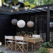 PR Home Skärm Alva Utomhuslampa beige Ø 40 cm