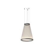 Vibia LED-hänglampa ARRAY beige 71 x 55 cm konisk 927 dimbar