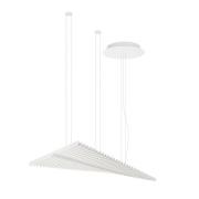 Vibia LED-hänglampa RHYTHM, vit, 141 x 47 cm 927 dimbar