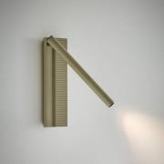 Bover LED-vägglampa Arid A/02 olivgrön, aluminium, 2 700 K