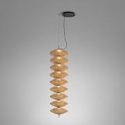 Bover LED-pendellampa Yuyun S/9L, dimbar 0-10V, beige