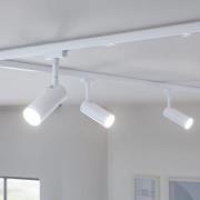 Paulmann URail Tubo Spot, 3-stegsdimbar, 3 000 K, signalvit