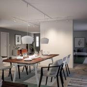 Paulmann URail kabelinmatare, signalvit, 200 cm