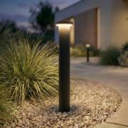 Lindby LED-väglampa Cirel, höjd 45 cm, svart, IP65