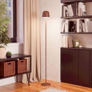 EGLO LED-batteridriven terrasslampa Mannera-L, rostfärgad, höjd 140 cm