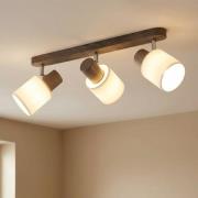 Envostar Nale 2 taklampa 3fl. furugrå