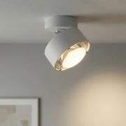 Top Light Puk Mini Move G9 spot, klar lins, matt vit