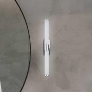 Briloner LED-vägglampa Runt, krom, 4 000 K, IP44, längd 40 cm