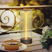 OSRAM batteridriven bordslampa ENDURA STYLE DECOR FILAMENT grå, IP54