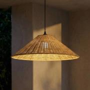 Lucande utomhushänglampa Taniola, 1 lampa, konisk, Ø 60 cm