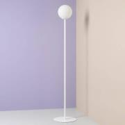 ALDEX Golvlampa Joel, vit, 1 lampa