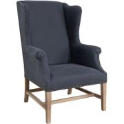 Artwood - LUTON Wingchair Linen indigo