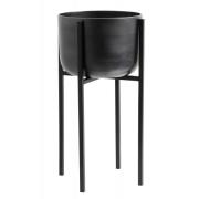 Nordal - Planter on stand, medium, black oxidized