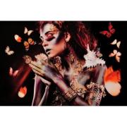 NFG - BILDE Woman with butterflies, brown