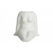 Nordal - AVAJI sitting full body, vase, white