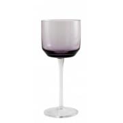 Nordal - RETRO white wine glass, purple