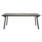 Nordal - CHESTNUT table, brown shiny squares