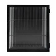 Nordal - GROOVY wall cabinet, black, 1 door