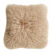 Nordal - Lamb fur cushion cover, soft pink