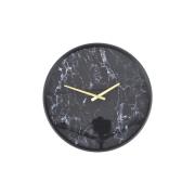 NFG - SATURN Klocka, svart marmorlook