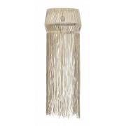 Nordal - Wall lamp w/leather fringes, beige