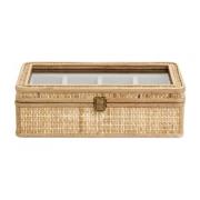 Nordal - RATTAN, jewelry box, M, nature