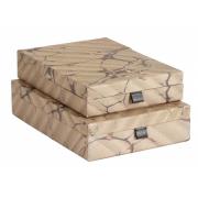 Nordal - Document box s/2, brown mosaic