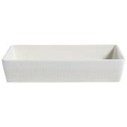 Nordal - GRAPHIC oven dish, small, white/sand