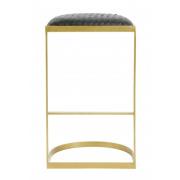 Nordal - EA bar chair, black weaving/golden