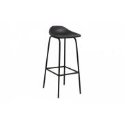 Nordal - GARDA bar chair, black leather