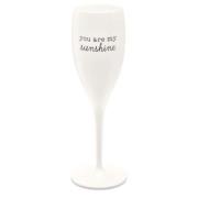 Koziol - CHEERS You are my sunshine, Champagneglas med print 6-pack 10...
