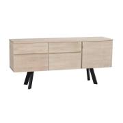 Rowico Home - Fred sideboard vitpigmenterad ek/svart