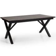 Brafab, Hillmond utdragbart bord 100x166-226  cm svart/grå