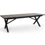 Brafab, Hillmond utdragbart bord 100x238-297  cm svart/natur