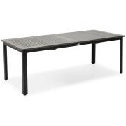 Hillerstorp, Nydala bord 90x200/280 cm svart aluminium