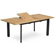 Hillerstorp, Nydala Matbord 96X150-200 Cm Svart/Teak