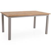 Brafab, Lyon matbord 92x152-210  cm khaki/teak