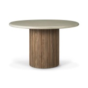 Ethnicraft, Roller Max Matbord Ø125 cm