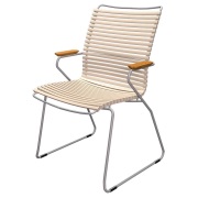 Houe, CLICK Karmstol hög rygg beige