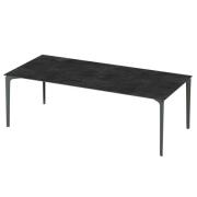 Fast, ALLSIZE Matbord 221x101 Metallic Grey/Gres Night