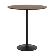Muuto, Soft barbord 95 cm - Dark Oiled Oak Black